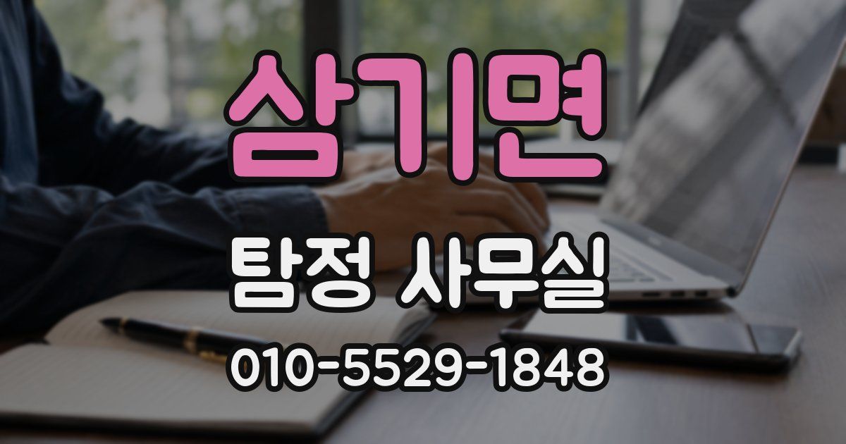 삼기면 탐정 사무실
