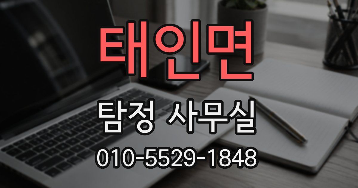 태인면 탐정 사무실
