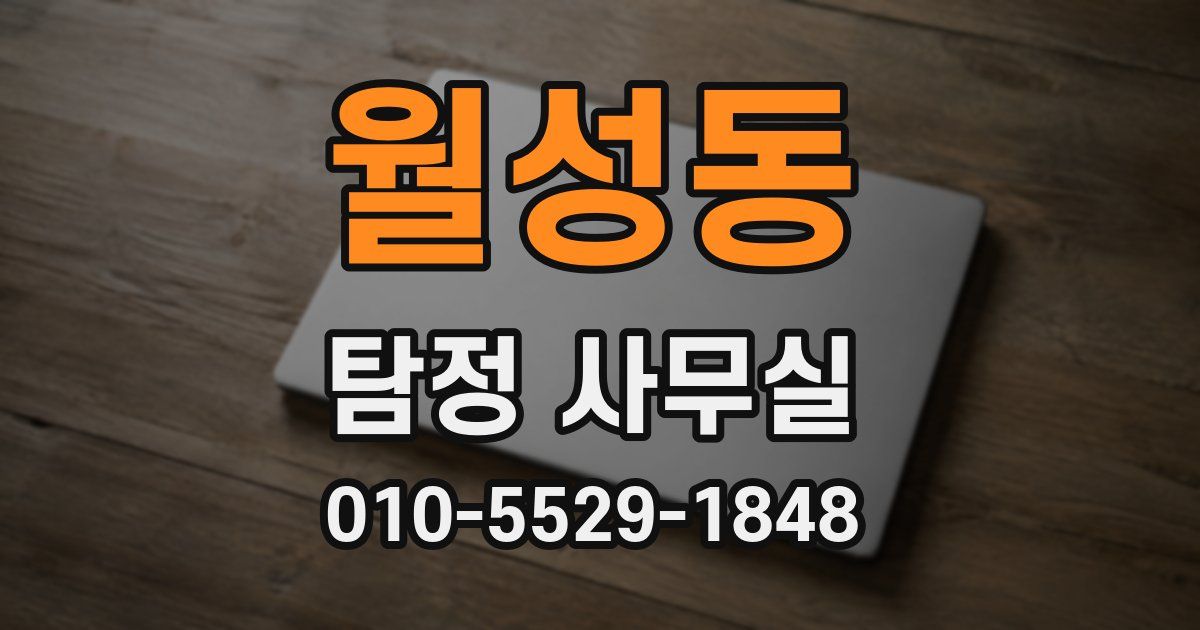 월성동 탐정 사무실