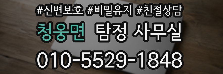 청웅면 탐정 사무실