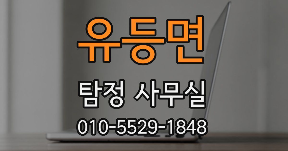 유등면 탐정 사무실