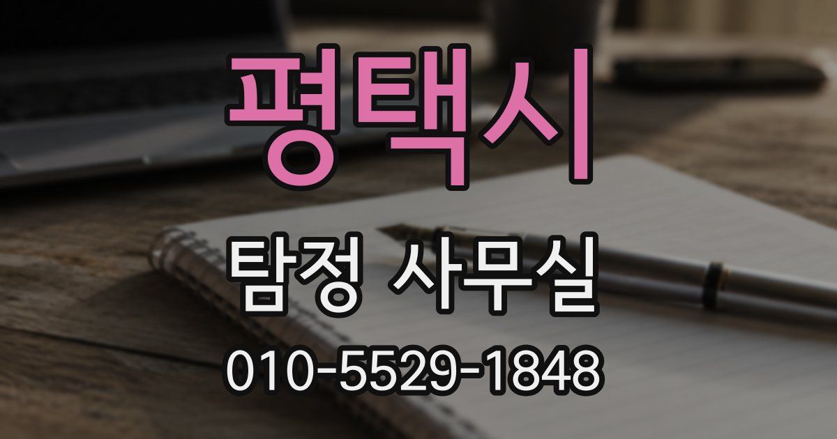 평택시 탐정 사무실