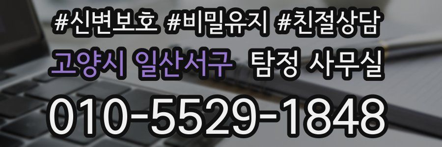 고양시 일산서구 탐정 사무실