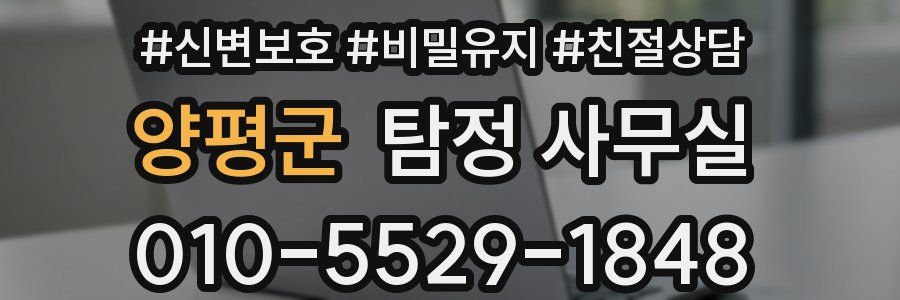 양평군 탐정 사무실