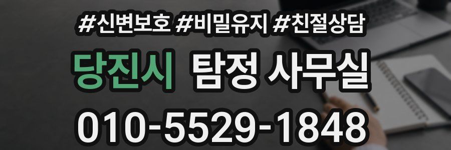 당진시 탐정 사무실