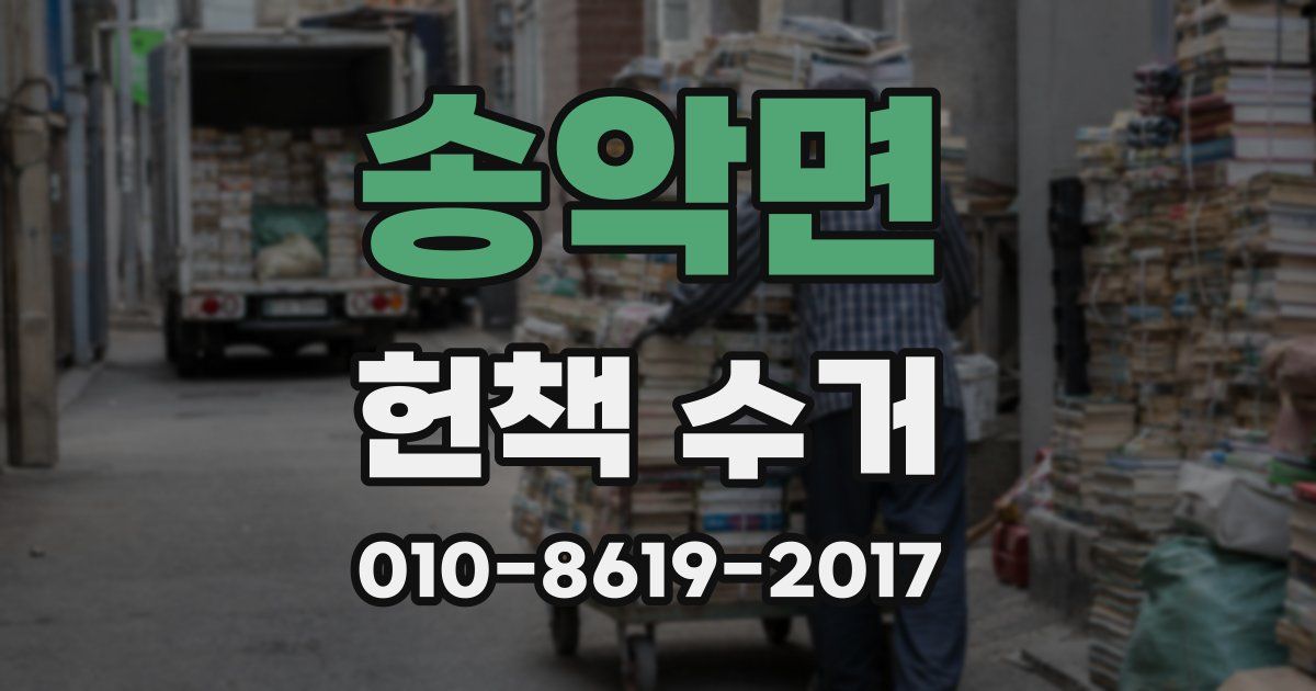 송악면 헌책 수거
