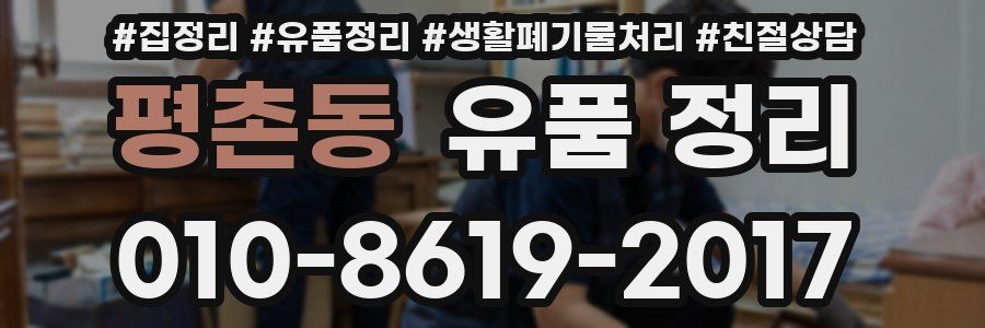 평촌동 유품 정리