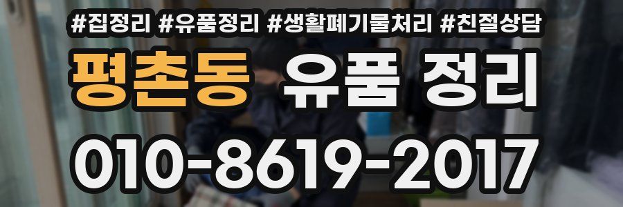 평촌동 유품 정리
