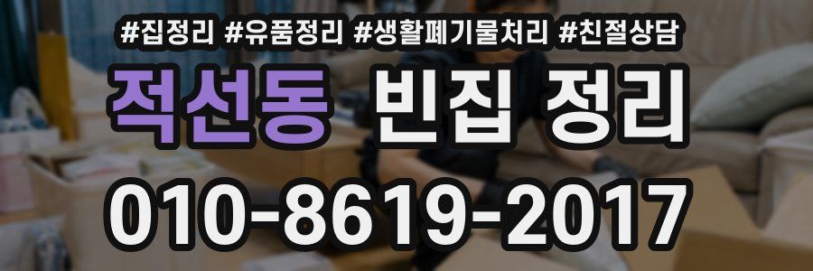 적선동 빈집 정리