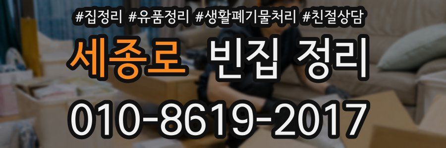 세종로 빈집 정리