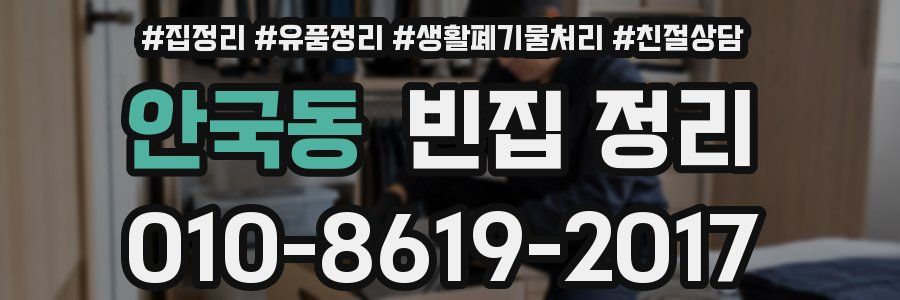 안국동 빈집 정리