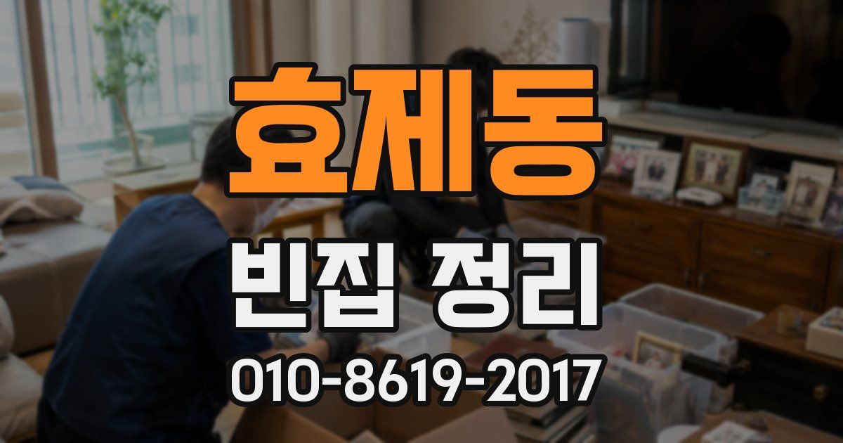 효제동 빈집 정리