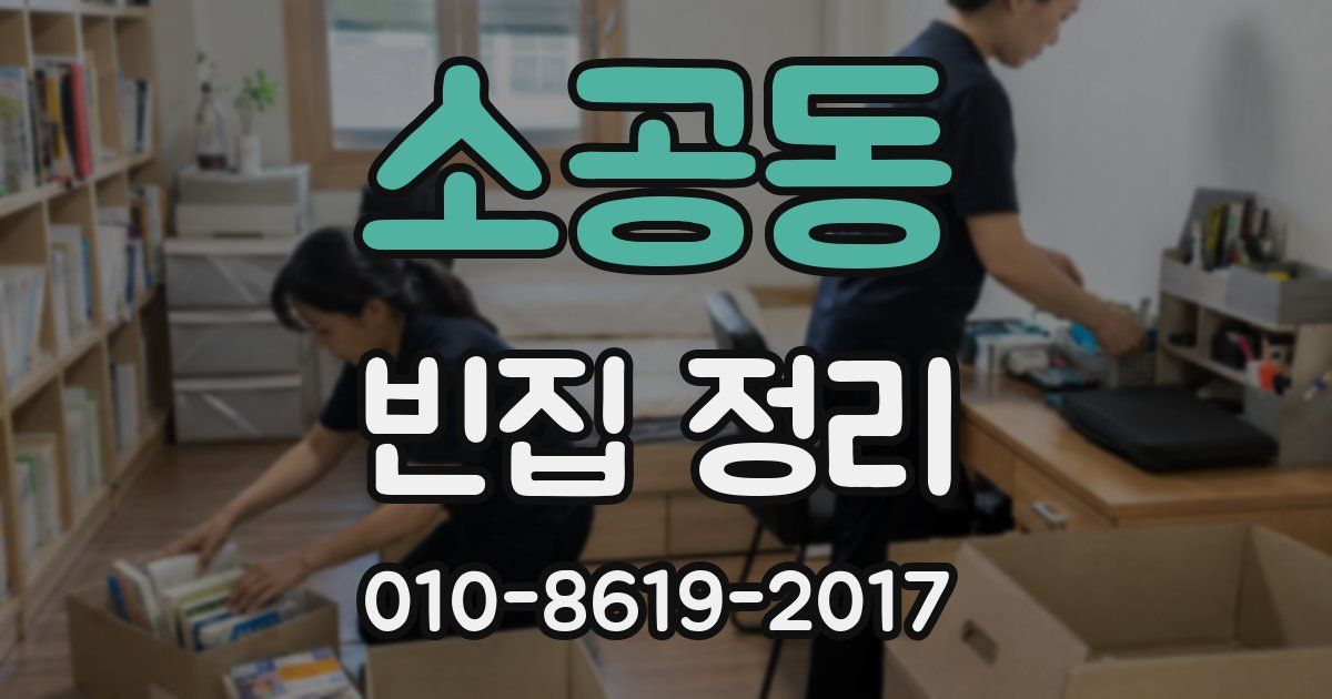 소공동 빈집 정리