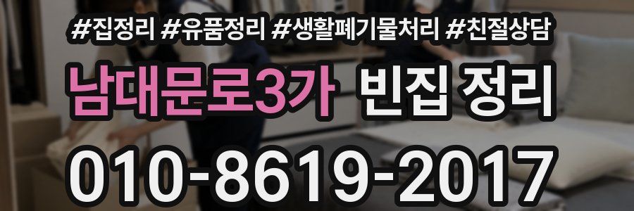 남대문로3가 빈집 정리