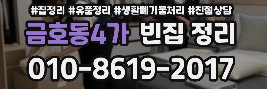 금호동4가 빈집 정리