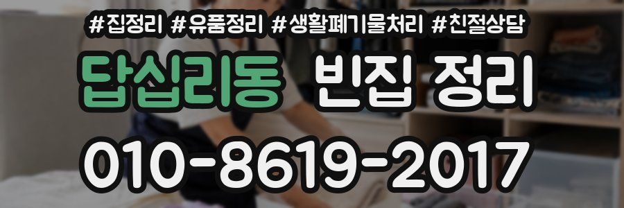 답십리동 빈집 정리