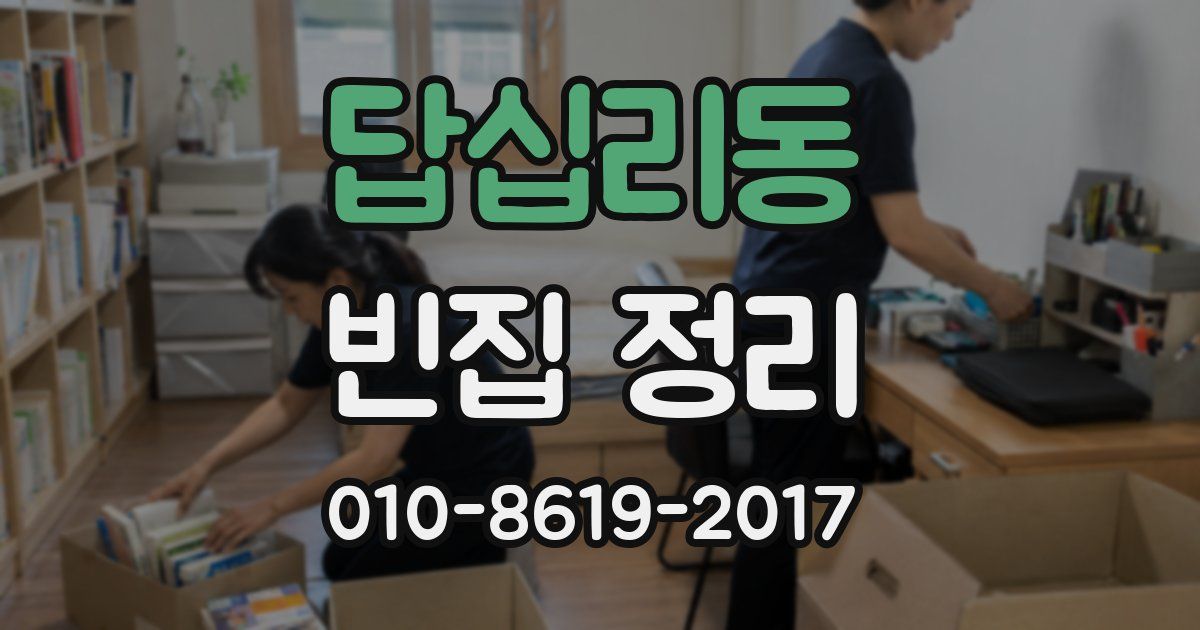 답십리동 빈집 정리