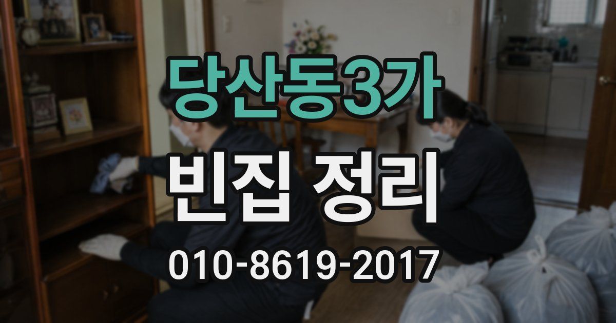 당산동3가 빈집 정리