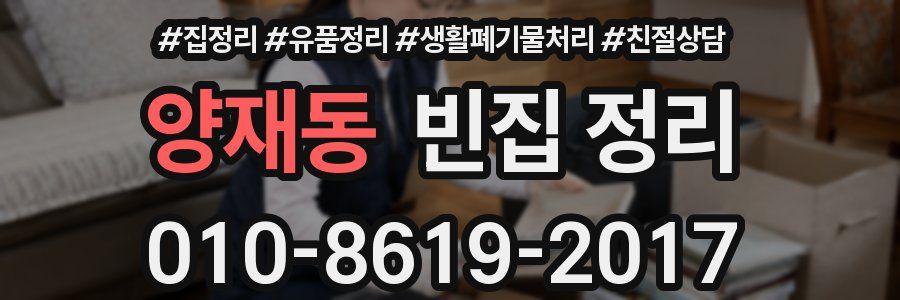 양재동 빈집 정리