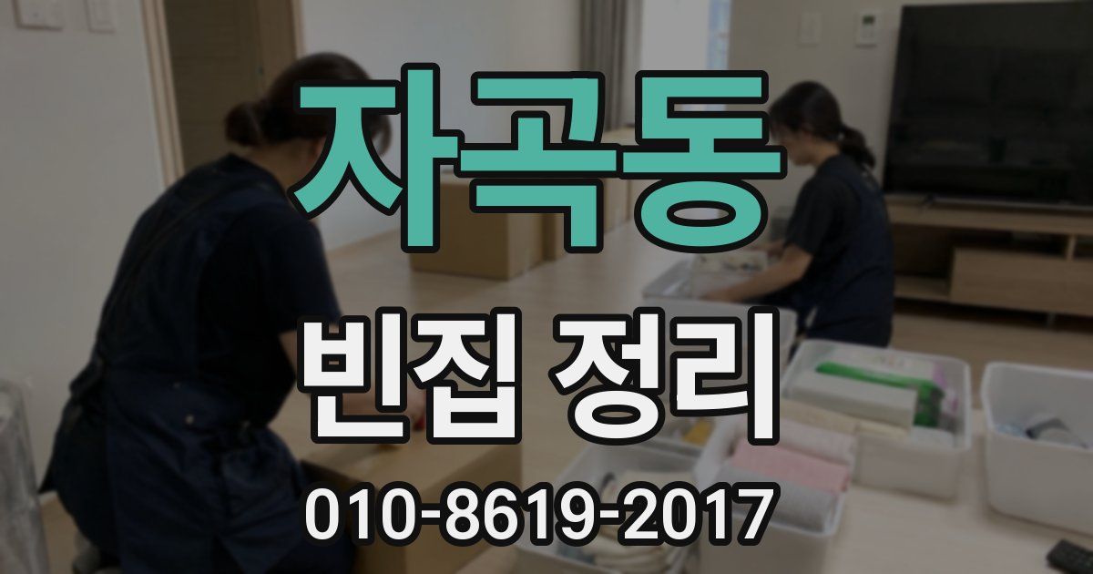 자곡동 빈집 정리