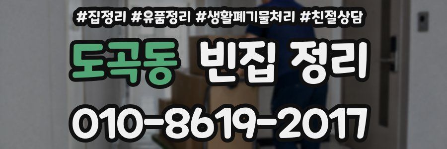 도곡동 빈집 정리