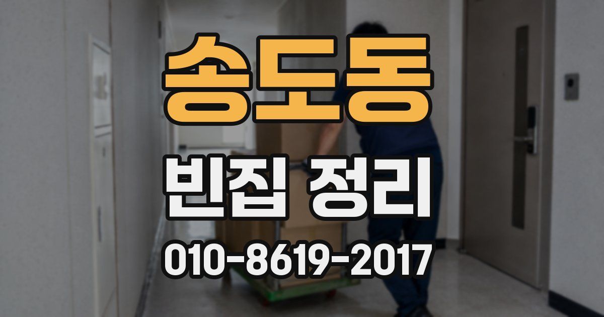 송도동 빈집 정리