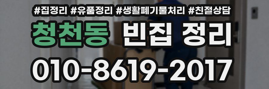 청천동 빈집 정리