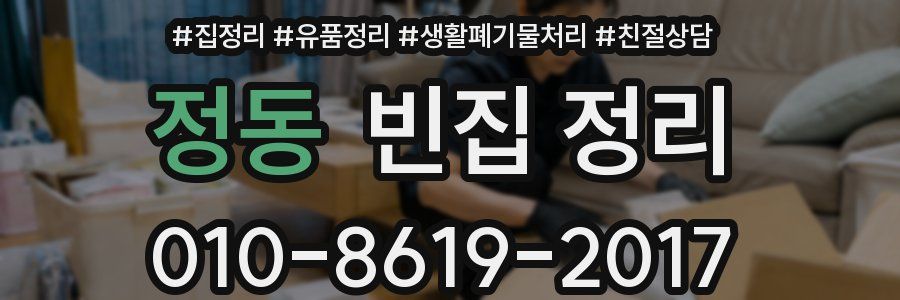 정동 빈집 정리