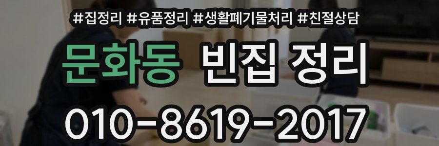 문화동 빈집 정리