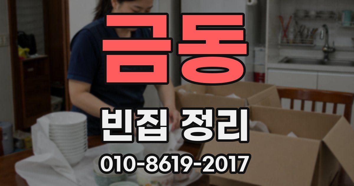 금동 빈집 정리
