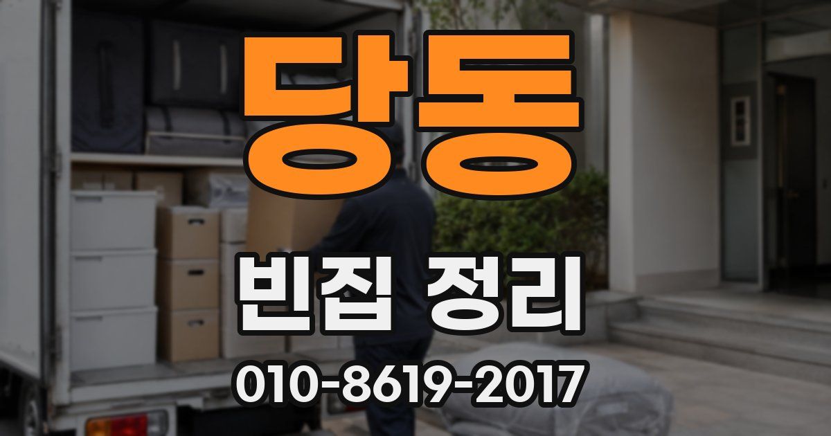 당동 빈집 정리