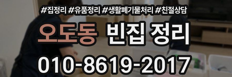 오도동 빈집 정리
