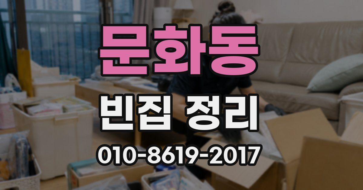 문화동 빈집 정리