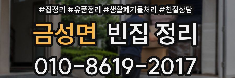 금성면 빈집 정리