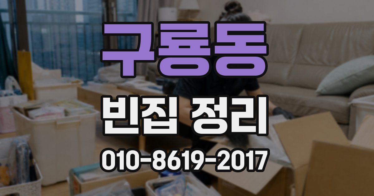 구룡동 빈집 정리