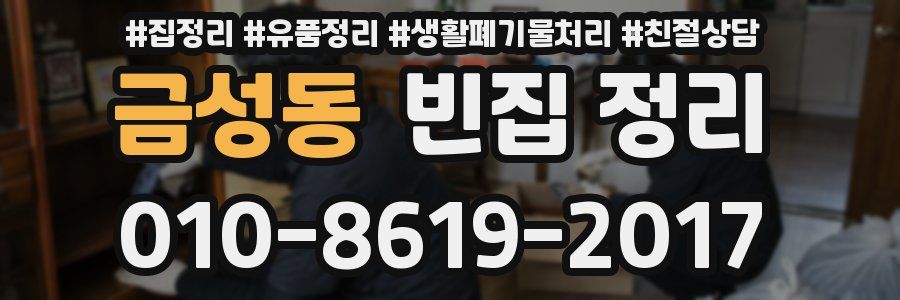 금성동 빈집 정리