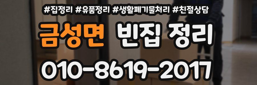 금성면 빈집 정리