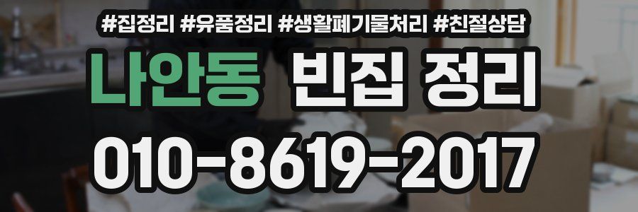나안동 빈집 정리