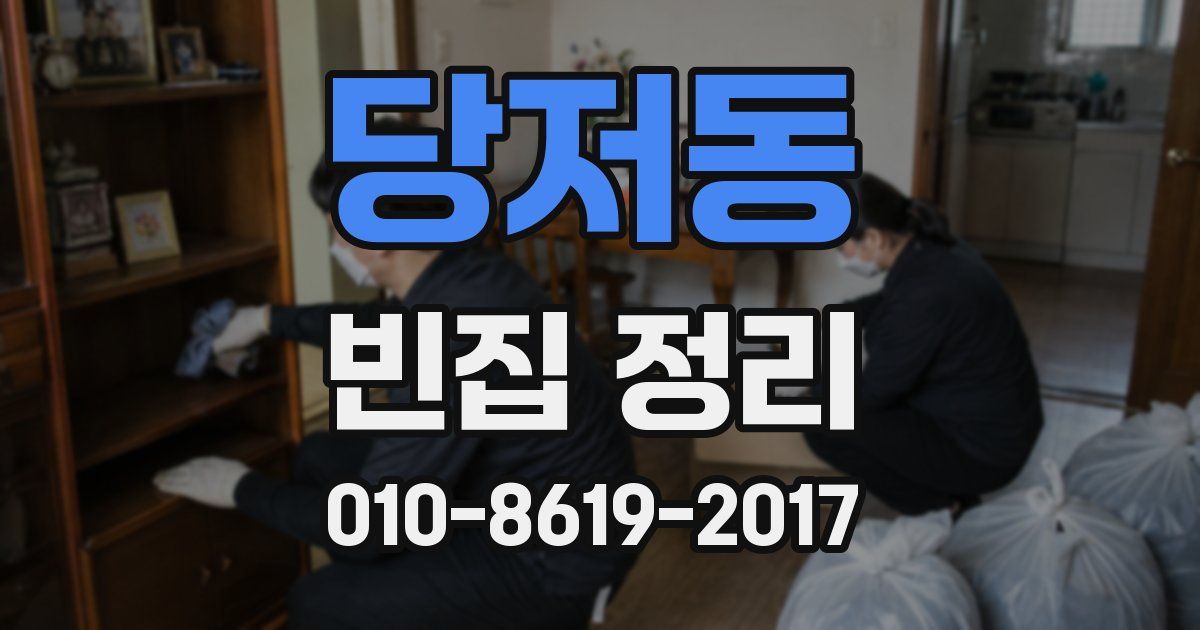 당저동 빈집 정리