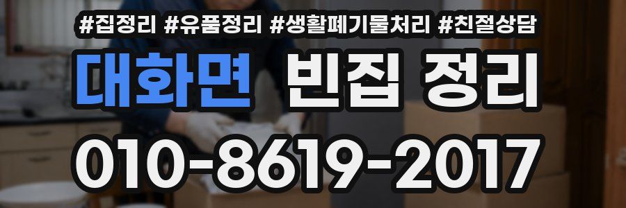 대화면 빈집 정리