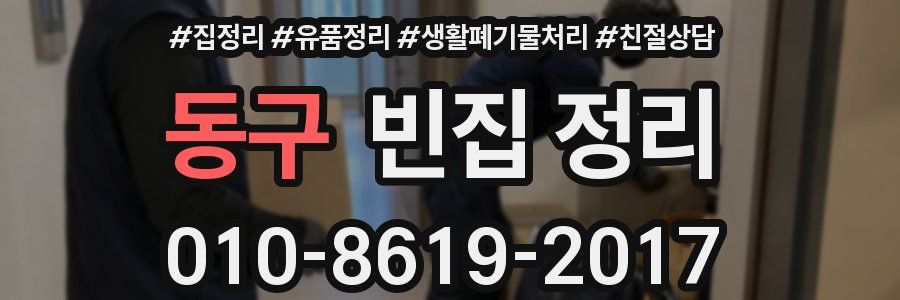 동구 빈집 정리