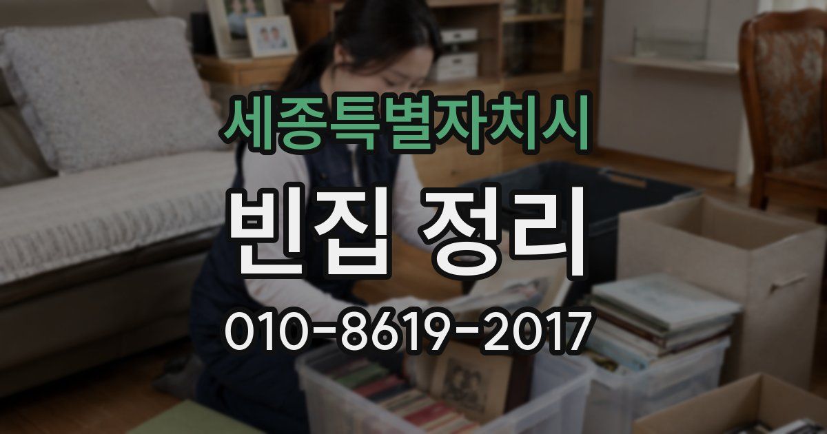 세종특별자치시 빈집 정리