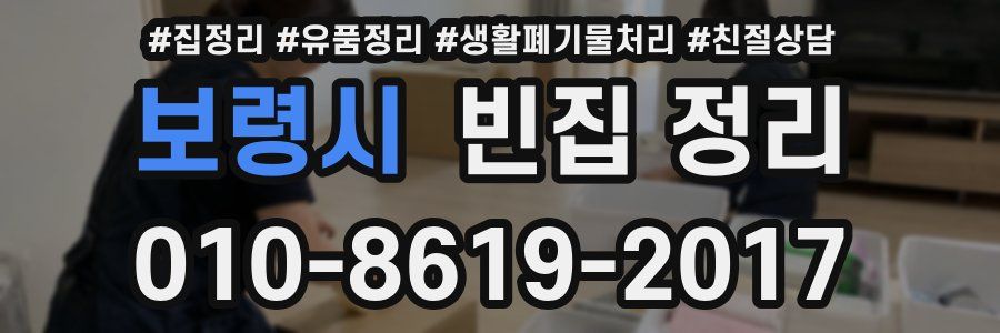 보령시 빈집 정리