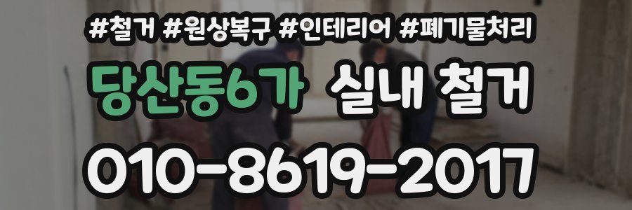 당산동6가 실내 철거