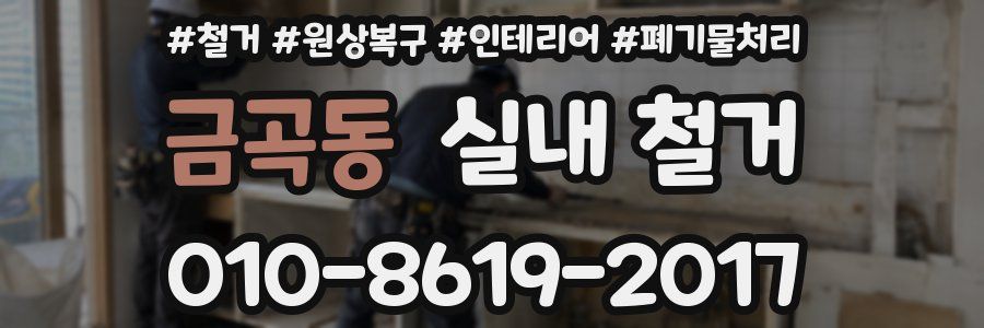 금곡동 실내 철거