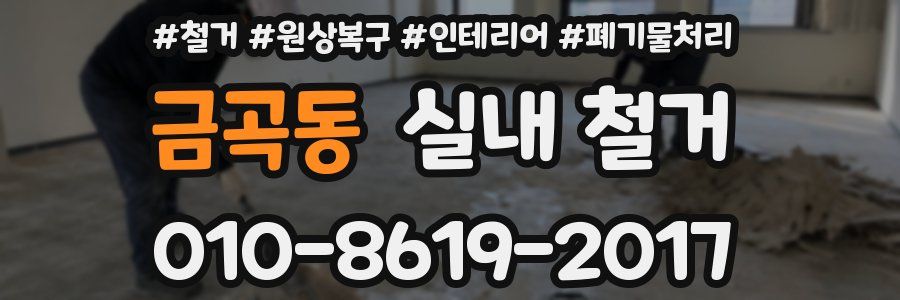 금곡동 실내 철거