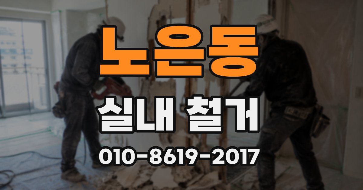 노은동 실내 철거
