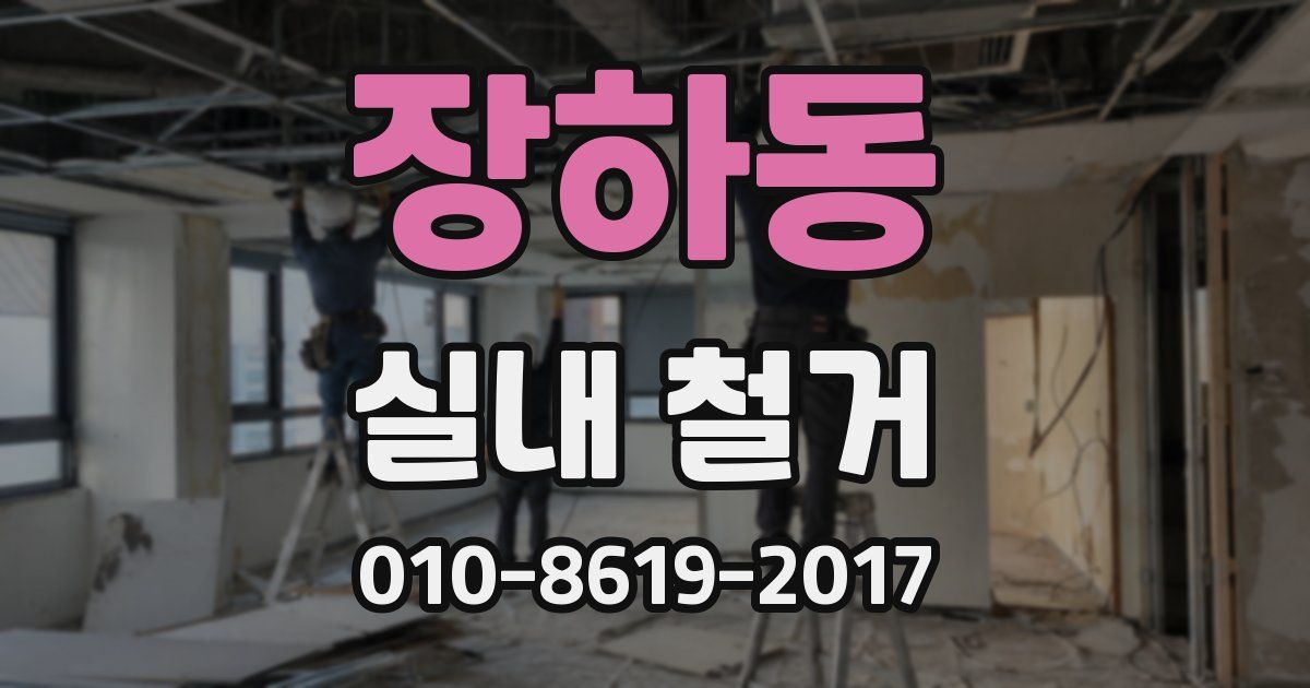 장하동 실내 철거