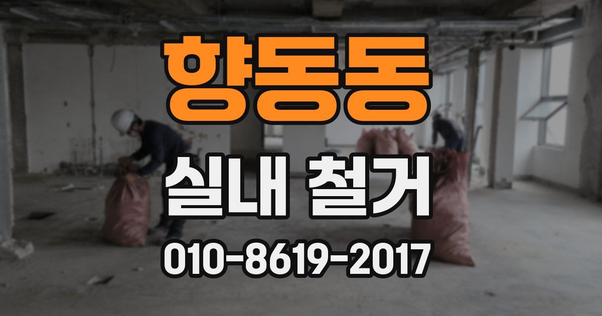 향동동 실내 철거