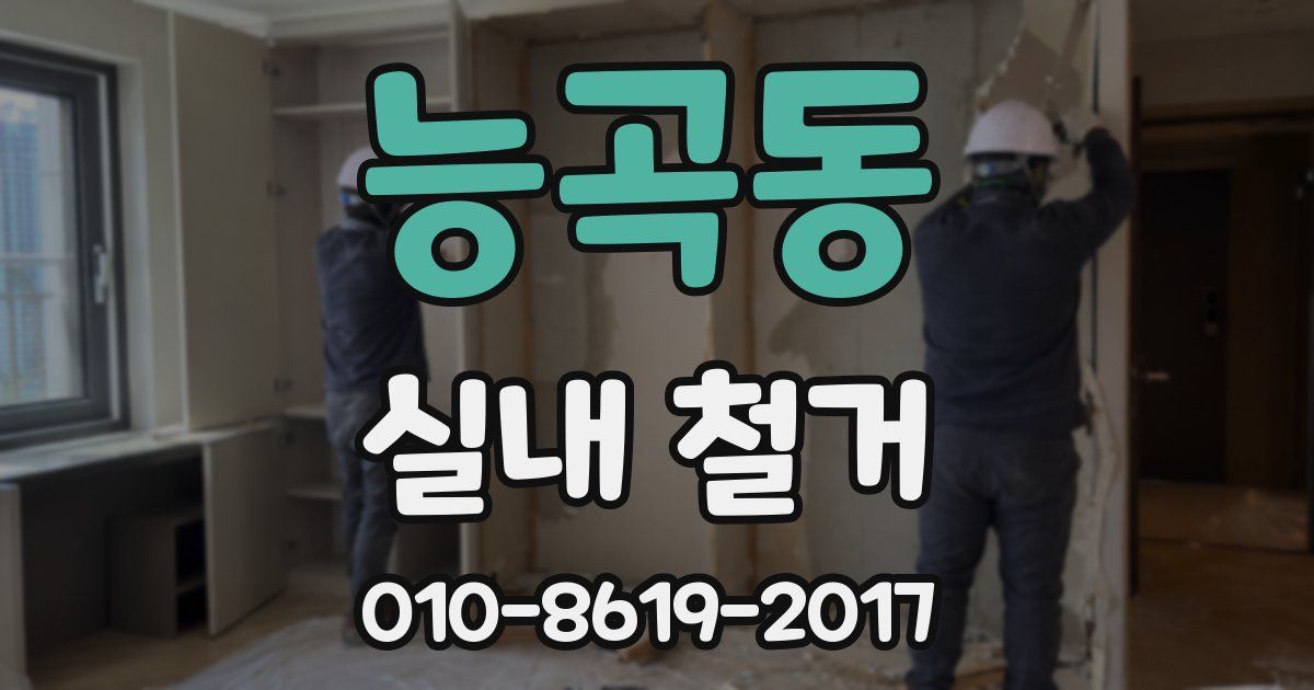 능곡동 실내 철거